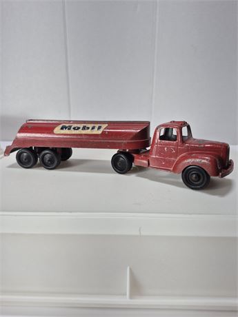 1947 Mack L Line Mobil Metal Tanker Truck