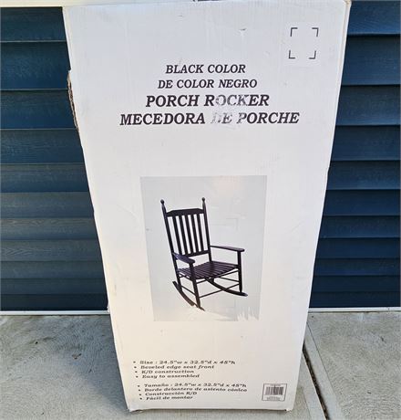 *NIB* Wooden Porch Rocking Chair