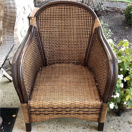 Pier 1 Wicker Arm Chair
