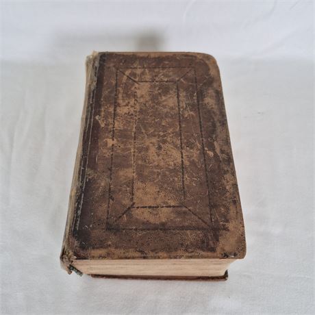 207 Yr Old Antq 1819 Holy Bible – American Bible Society Edition