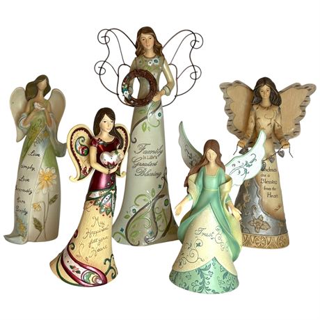 Bundle of Inspirational Angel Figurines