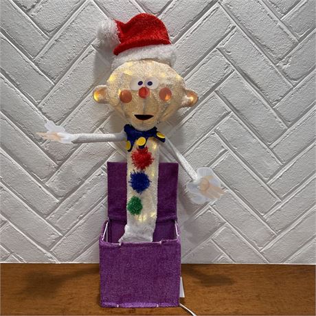 25" Pre-Lit Charlie-in-the-Box from Rudolph the Red-Nosed Reindeer Outdoor Decor