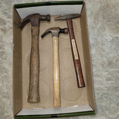 lot of 3 hammers