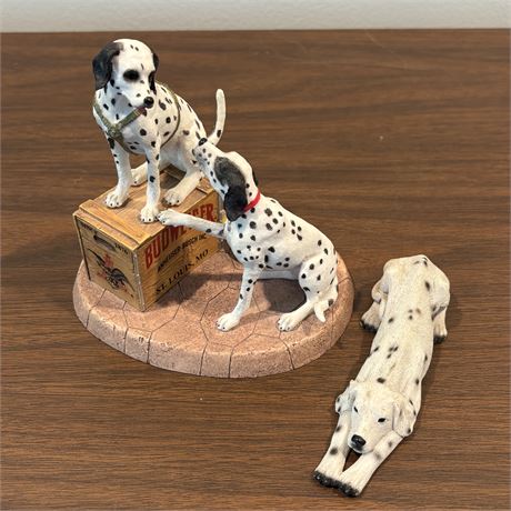 The Clydesdale Collection "Separated at Birth" Figurine w/ Dalmatian Figurine
