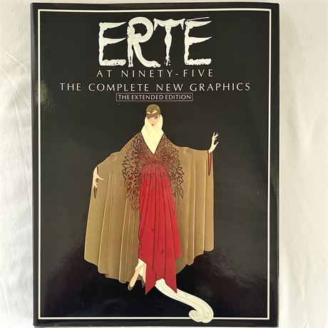1988 "Erte at Ninety-Five: The Complete New Graphic" Extended Edition Book