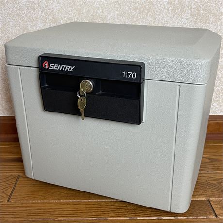 SentrySafe Fire-Resistant Model 1170 Security Chest w/ 2 Keys
