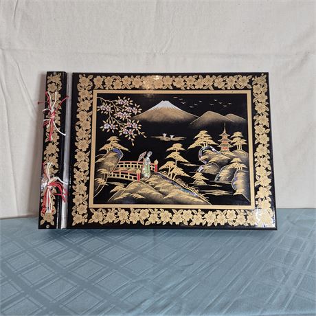 Vtg Musical Photo Album, MOP Inlay