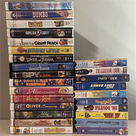 Kids VHS Tape Movies