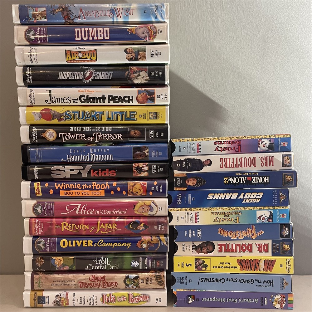 Blazing Auctions - Kids VHS Tape Movies