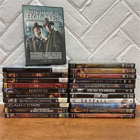 Variety of Adventure Fantasy DVD Movies
