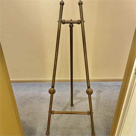 Antique Brass Floor Easel