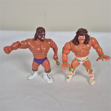 1991 WWF Action Figures: Randy "Macho Man" Savage & The Ultimate Warrior