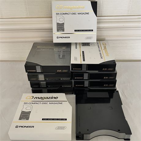 Six-Compact-Disc CD Magazines