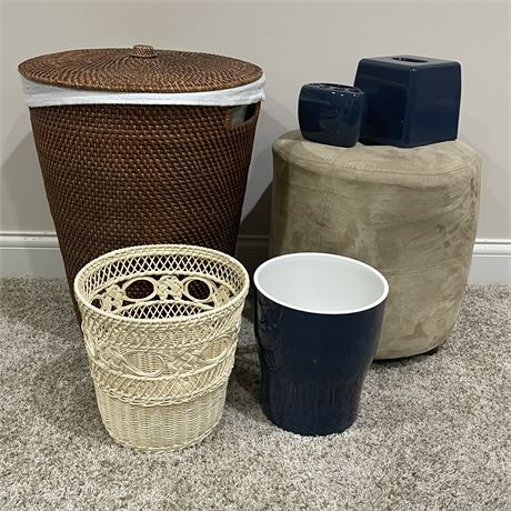 Household Decorative Lot with Bathroom Needs and More