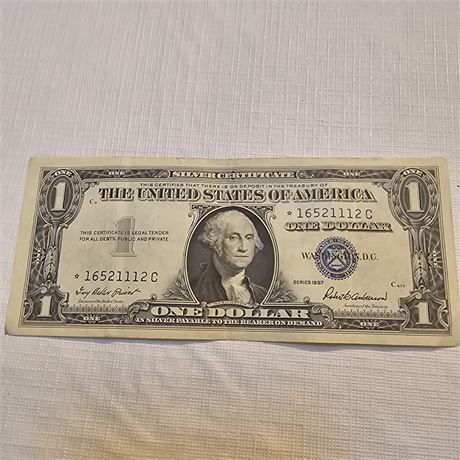 1957 $1 Silver Certificate,