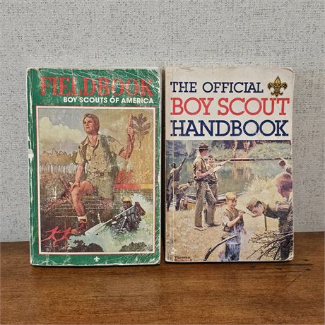 Vtg. Boy Scout Handbook & Field Book