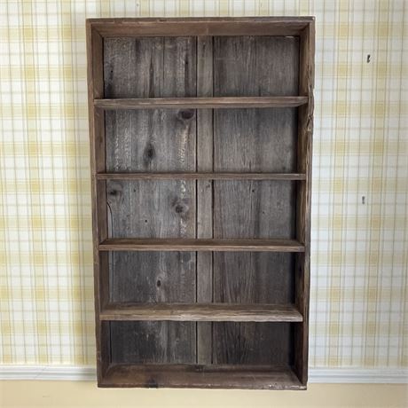 Reclaimed Wood Shelving Unit