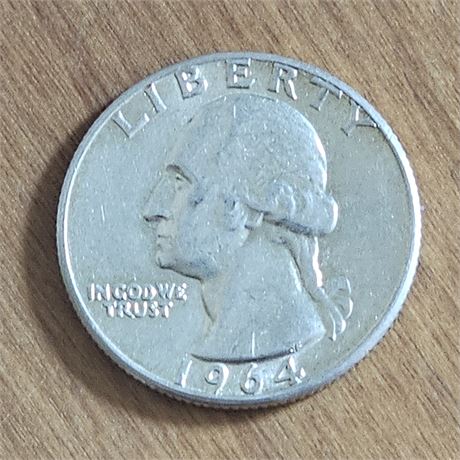 1964 Washington quarter Silver