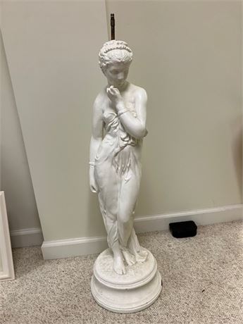 Vintage Plaster Women Lamp