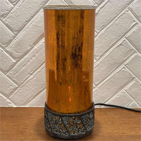 River of Goods Art Glass Torchiere Table Lamp