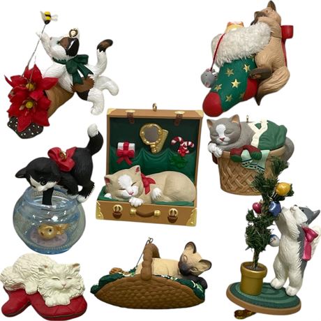 1995-2004 Hallmark Cat Ornaments