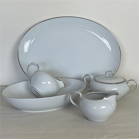 Fashion Manor "Angelique" Fine China Dinnerware Serving Dishes