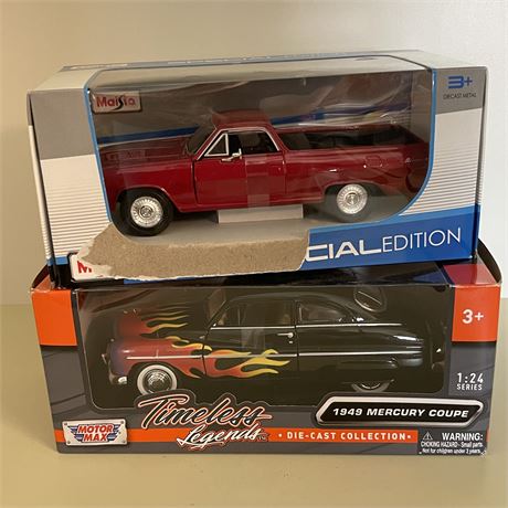 Unopened Timeless Legends and Special Edition 1:24 Diecast Cars