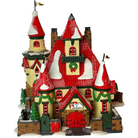 1996 Heritage Village Collections North Pole Series w/ Original Shipping Box