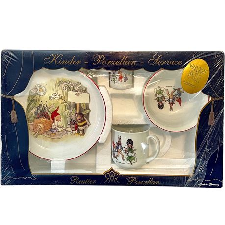 NIB Reutter Porzellan Kinder Service Children's Tea Set