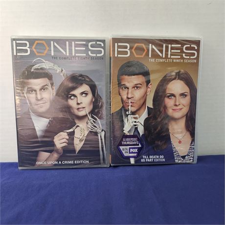 *NEW* Seasons of BONES~ 8 & 9 DVD's