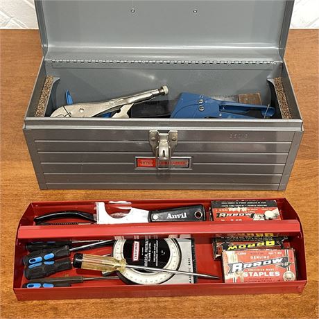 Craftsman Tool Box Filled w/ Misc. Tools