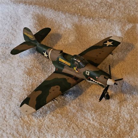 Model of the Bell P-39 Airacobra aircraft, specifically a 1:48 scale model, like