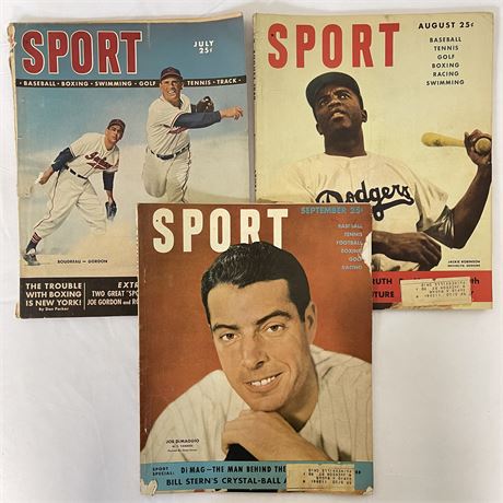 Sports Magazines - July Aug Sept 1949