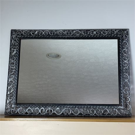 Rustic Iron Style Framed Wall Mirror