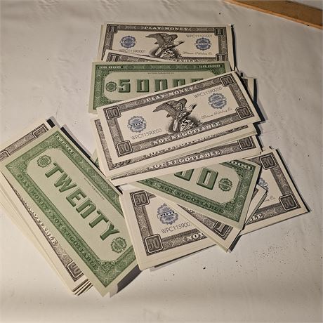 Vintage play money