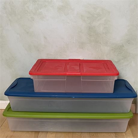 Rubbermaid and Sterilite Under-the-bed Storage Totes