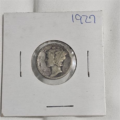 1927   Mercury Dime Silver