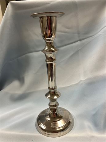 Tall Silver Candle Stick