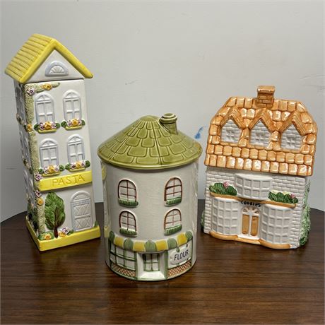 Ceramic Cookie, Pasta and Flour Jars by Creative Imports
