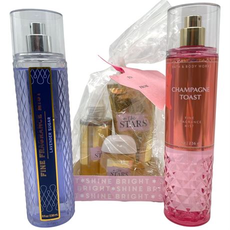 New Bath and Body Works Fragrance Set & 8oz Fragrance Mists