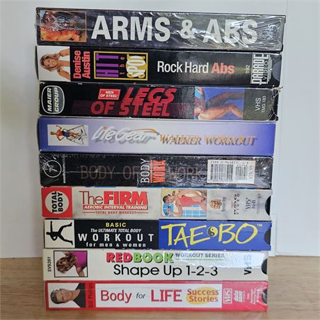 VHS-Vintage Workout Videos