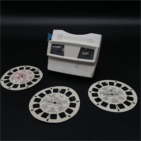 Vtg View-Master with (3) Picture Reels