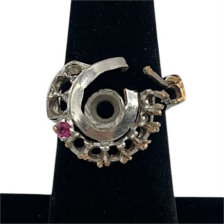 14K Gold Ring - Broken and Missing Stones