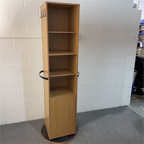 Rotating Wardrobe Shelf w/ Body Mirror