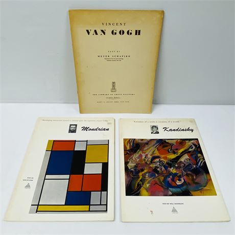 Van Gogh, Kandinsky, Mondrian -The Library of Great Painters, Portfolio Editions