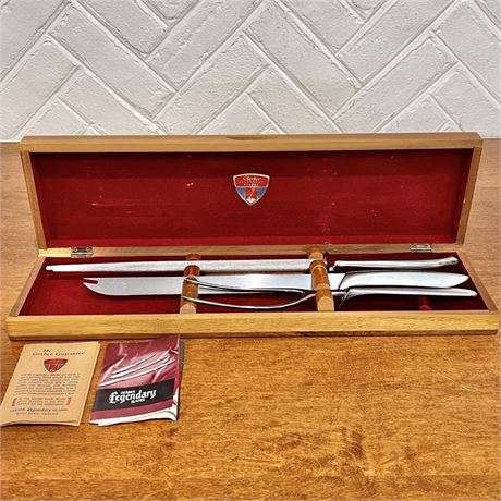 Gerber Legendary Blades 3pc Carving Set in Original Box w/ Paperwork