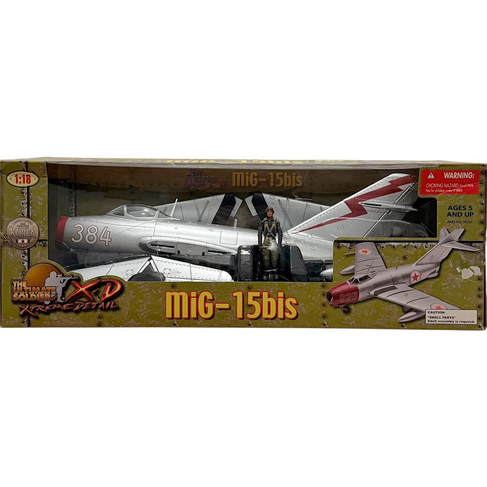 Blazing Auctions - NIB Ultimate Soldier XD 1/18 Scale MiG-15bis