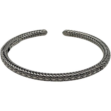 Sterling Silver JAI by John Hardy Hinged Bangle Bracelet