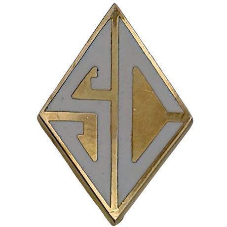 14K Yellow Gold 1968 Smith College Pin