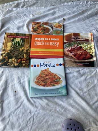 Assortment of cookbooks